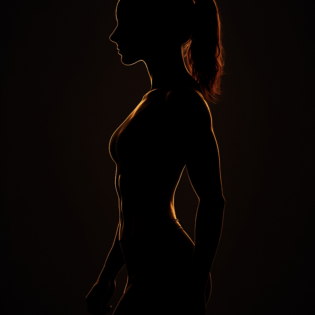 トレーニング後の引き締まったシルエット（AI生成画像）